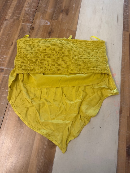 Zara Bright Yellow Swim Sarong with Front Knot - Picture 2 of 2